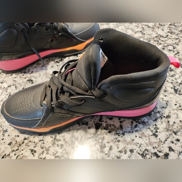AND1 Women's 9.5 Black and Pink High-Top Sneakers - Picture 7 of 8